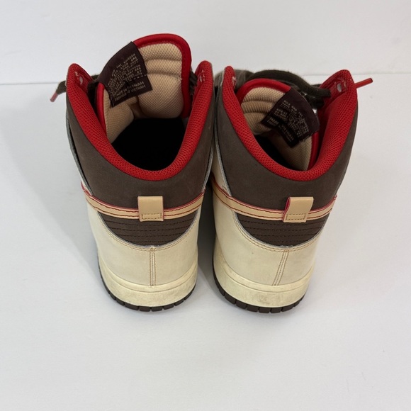 Nike Dunk High Brown Cream Red High-Top Athletic Sneakers main image 10
